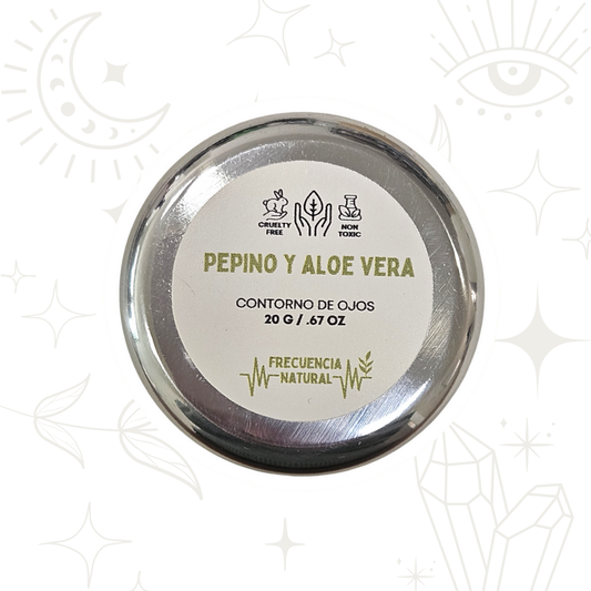 Contorno de Ojos de Pepino y Aloe Vera