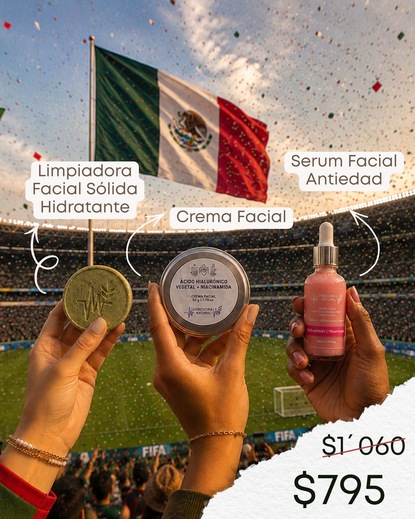 Kit Facial Tricolor