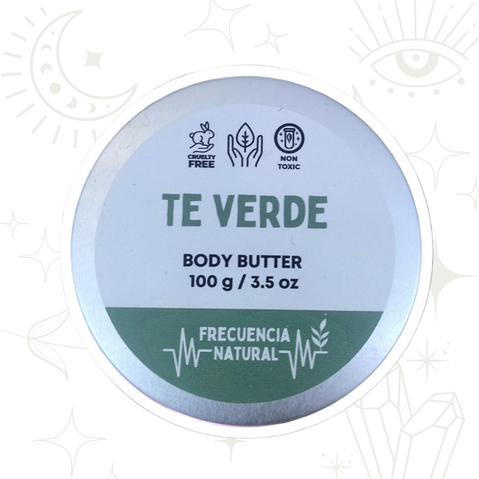 Body Butter Hidratante de Té Verde y Cacao