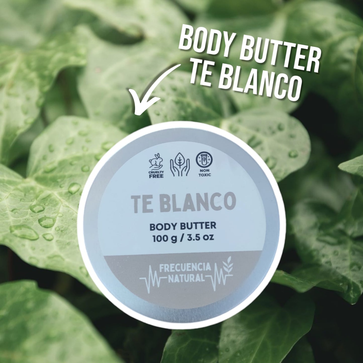 Body Butter Hidratante de Te Blanco y Karité