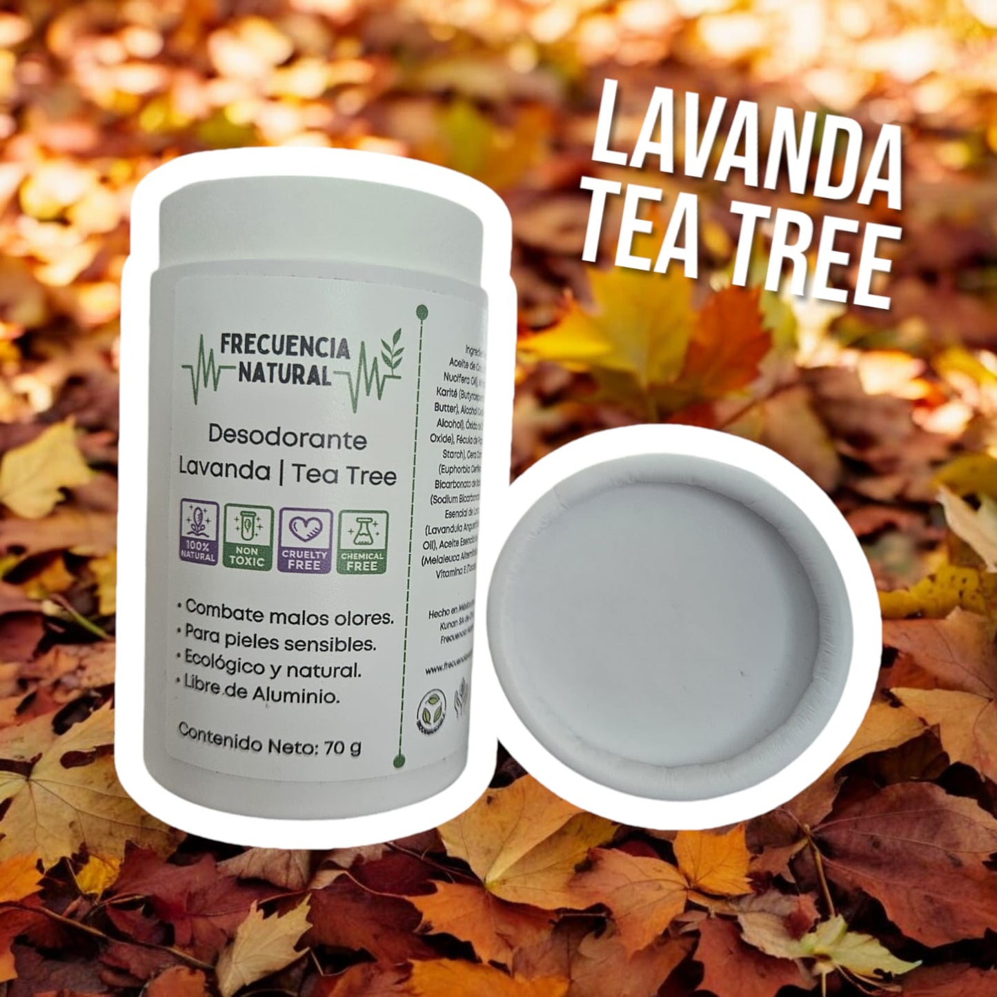 Desodorante Lavanda y Tea Tree