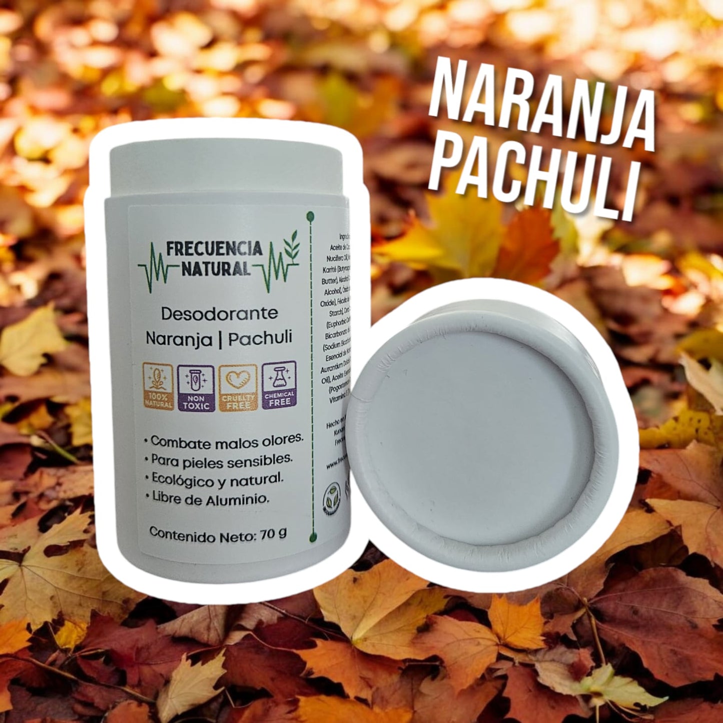 Desodorante de Naranja Pachuli