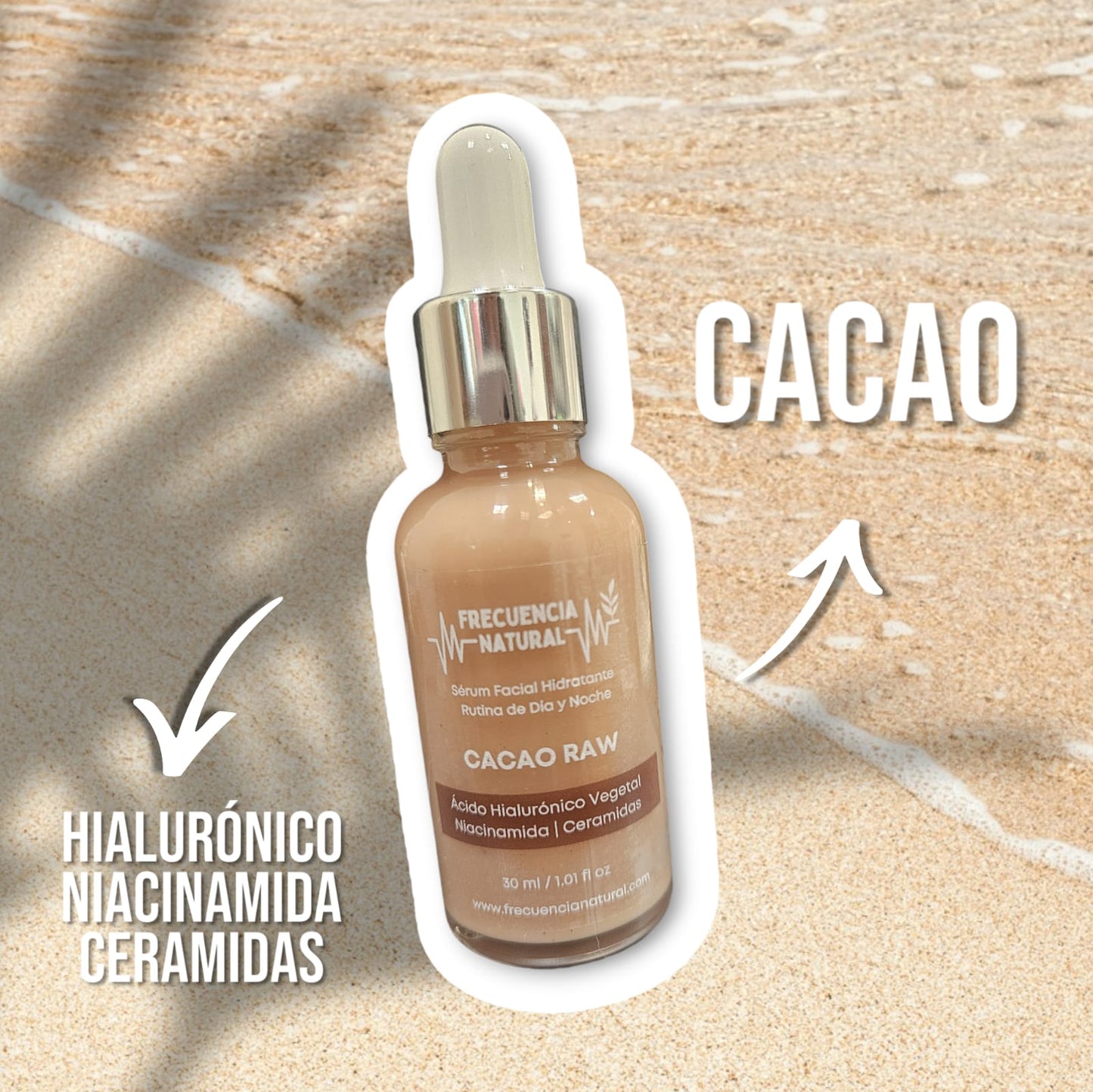 Serum Facial Hidratante con Ácido Hialurónico y Ceramidas