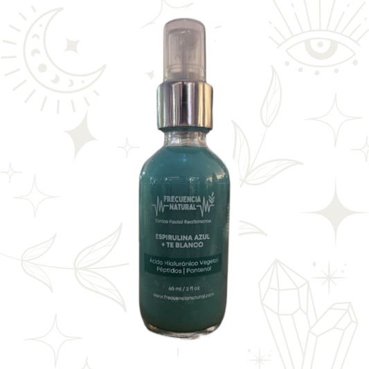 Tónico Facial Reafirmante de Espirulina Azul