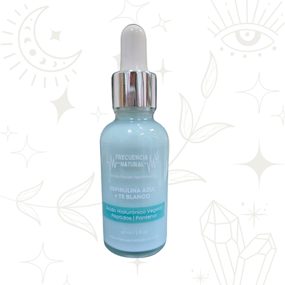 Serum Facial Vitafort con Péptidos y Espirulina Azul