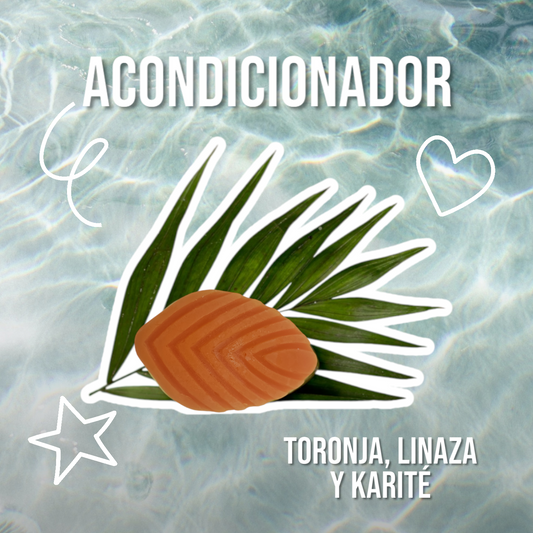 Acondicionador natural, ecológico, cruelty free, libre de siliconas.