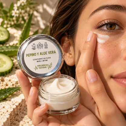Contorno de Ojos de Pepino y Aloe Vera