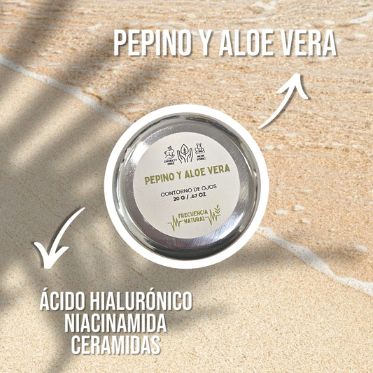 Contorno de Ojos de Pepino y Aloe Vera