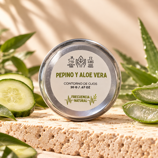Contorno de Ojos de Pepino y Aloe Vera