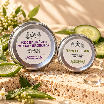 Dúo Crema Facial y Contorno de Ojos