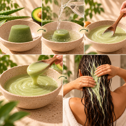 Mascarilla Capilar Aloe Vera y Aguacate