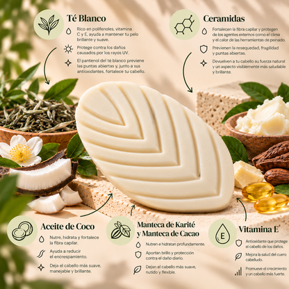 Acondicionador "Natural Glow" Te Blanco y Ceramidas