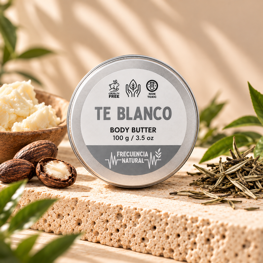 Body Butter Hidratante de Te Blanco y Karité