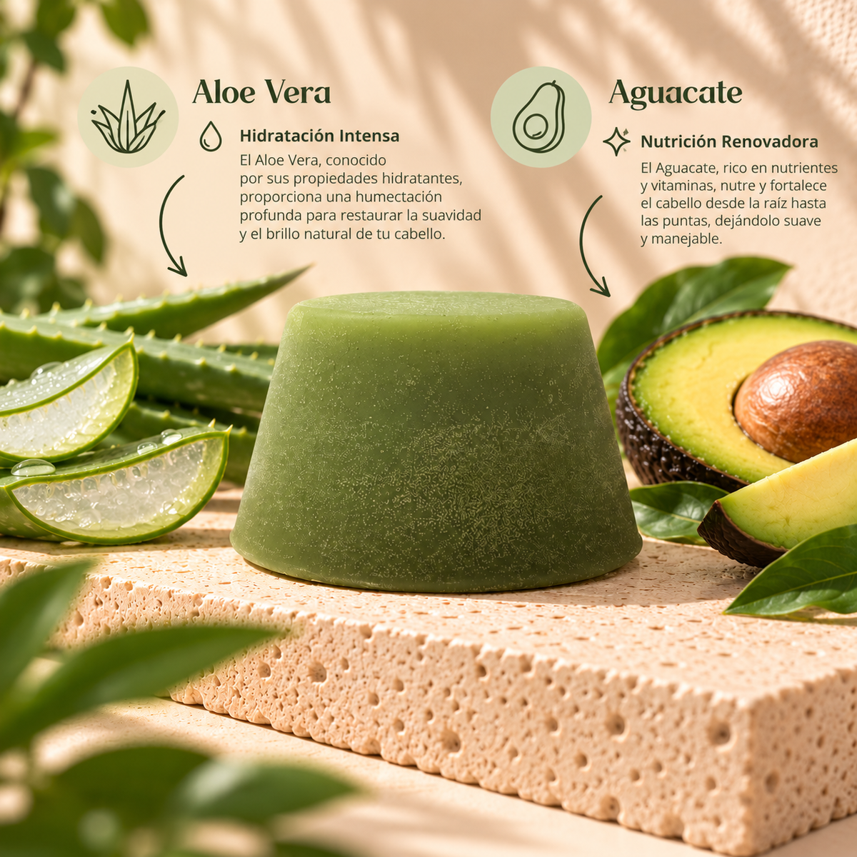 Mascarilla Capilar Aloe Vera y Aguacate