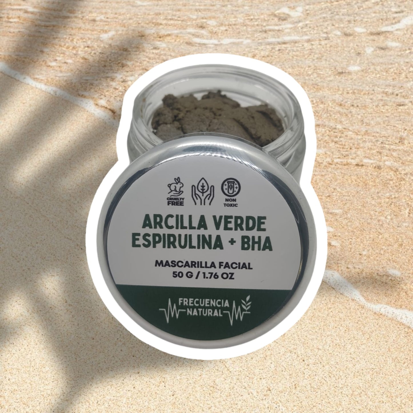 Mascarilla Facial Exfoliante Renueva de Arcilla Verde