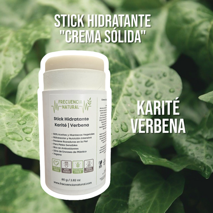 Crema Sólida en Barra de Karité y Verbena