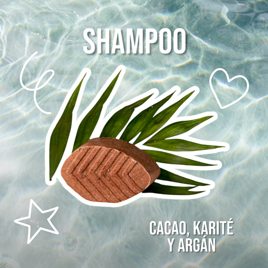 Shampoo "Hidratación" con Cacao, Karité y Argán