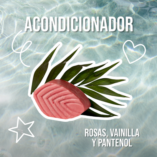 Acondicionador "Silky Blend" de Rosas, Vainilla y Pantenol