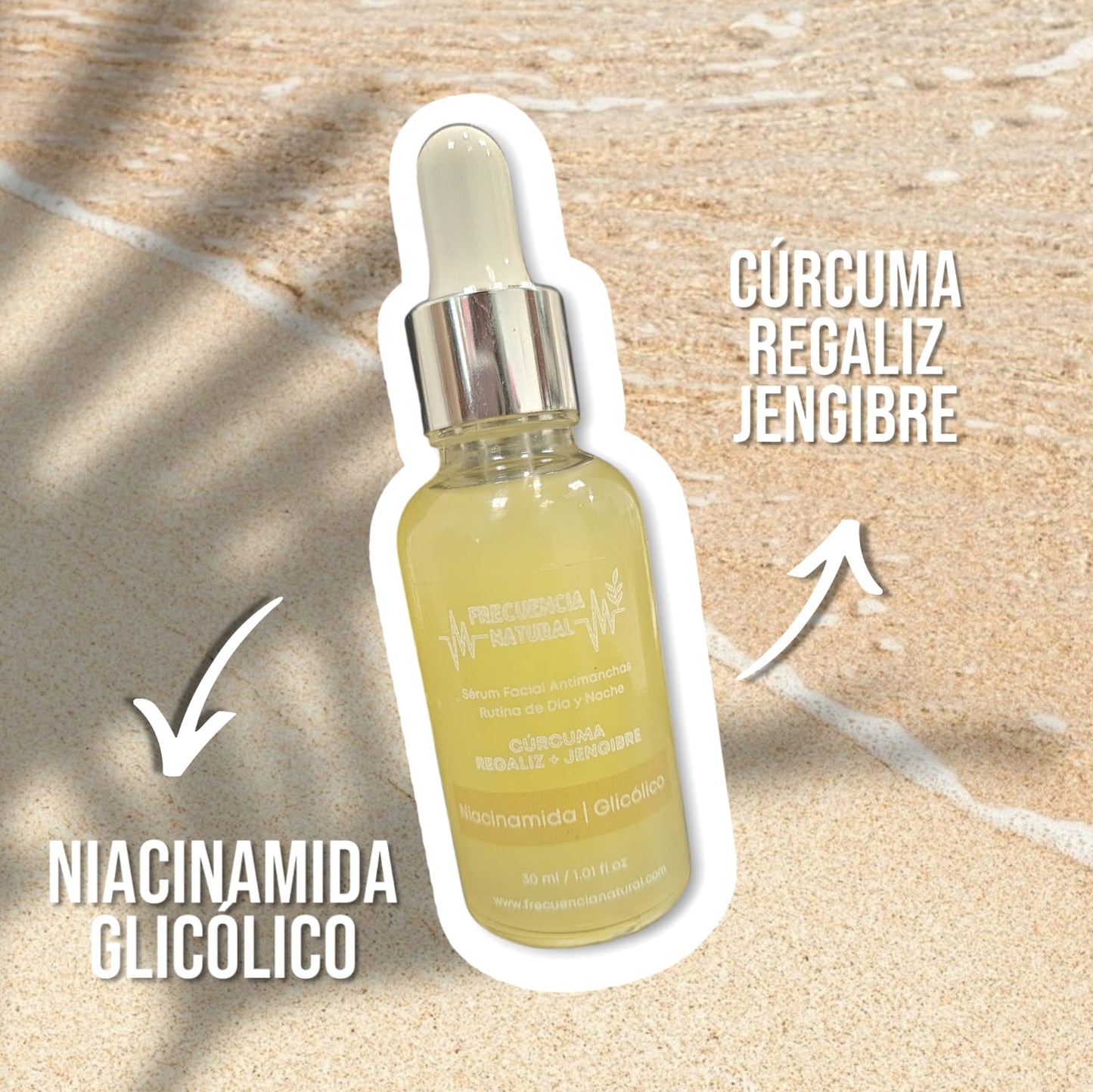 Serum Facial Antimanchas con Niacinamida y Ácido Glicólico